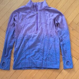 Ivivva Purple And Blue 1/4 Zip Pullover Size 14